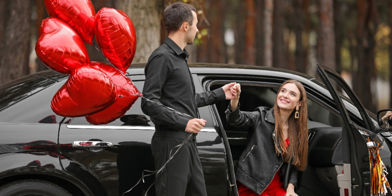 Chauffu limo service for valentine Day