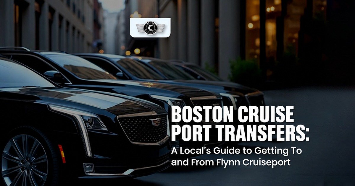 Boston cruise port transfers to and from Flynn Cruiseport with private chauffeur service.