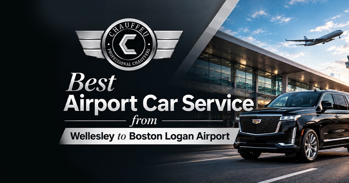 Best airport car service from Wellesley to Boston Logan Airport with Chauffu