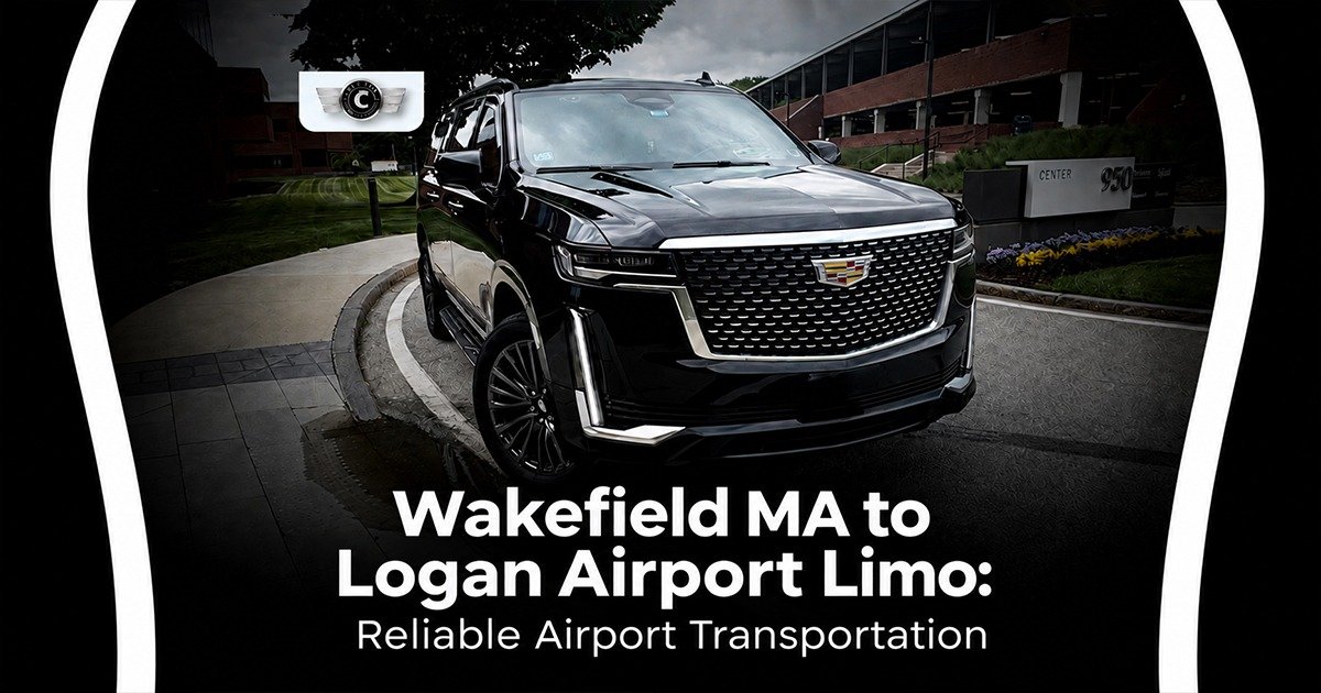 Wakefield MA to Logan Airport limo service providing reliable airport transportation